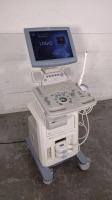 GE LOGIQ P5 ULTRASOUND SYSTEM WITH 2 PROBES (E8CS, 4C)(SN 132171SU0)