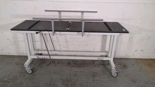 BIODEX 240-110 MRI TABLE WITH FOWLER BACK