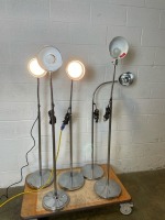 LOT OF 5 EXAM LIGHTS