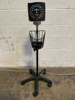 MCKESSON SPHYGMOMANOMETER ON ROLLING STAND