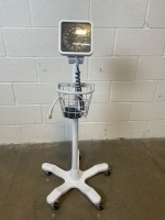 WELCH ALLYN SPHYGMOMANOMETER ON ROLLING STAND