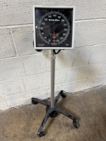 WELCH ALLYN TYCOS SPHYGMOMANOMETER ON ROLLING STAND