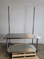 NON ROLLING STAINLESS STEEL TABLE SKID