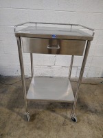 PEDIGO STAINLESS STEEL SERVICE CART