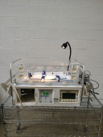AIRBORNE LIFE SUPPORT SYSTEMS VOYAGER TRANSPORT INCUBATOR W/WELCH ALLYN PRO PAQ ENCORE MONITOR