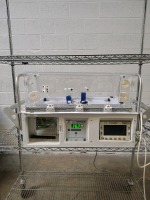 AIRBORNE LIFE SUPPORT SYSTEMS TRANSPORT INCUBATOR W/WELCH ALLYN PRO PAQ ENCORE MONITOR