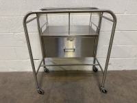 SMITH & NEPHEW STAINLESS STEEL BASSINET