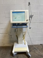 DRAGER EVITA XL VENTILATOR ON ROLLING STAND