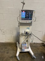 GE ENGSTROM CARESTATION VENTILATOR ON ROLLING STAND