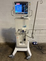 GE ENGSTROM CARESTATION VENTILATOR ON ROLLING STAND