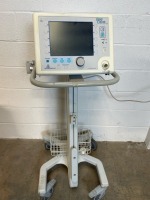 RESPIRONICS BIPAP VISION VENTILATOR ON ROLLING STAND
