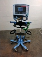 VIASYS VELA TBIRD VENTILATOR ON ROLLING STAND