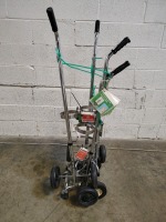 LOT OF 4 OXYGEN TANK DOLLIES