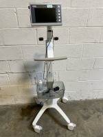 STORZ 8403 ZX C-MAC VIDEO LARYNGOSCOPE DISPLAY ONLY ON ROLLING STAND