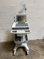 GE MAC 5500 HD ECG/EKG MACHINE ON ROLLING STAND