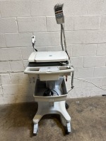 GE MAC 5500 HD ECG/EKG MACHINE W LEADS ON ROLLING STAND