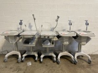GE LOT OF 5 EKG STANDS ONLY