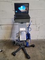 NEWMAN MEDICAL CUFFLINK8 ABI TESTER ON ROLLING STAND