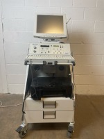 PARKS MEDICAL FLOLAB 2100SX VASCULAR DIAGNOSTIC SYSTEM ON ROLLING STAND