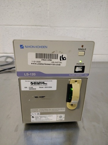 NIHON KOHDEN LS-120 PHOTIC STIMULATOR CONTROL UNIT