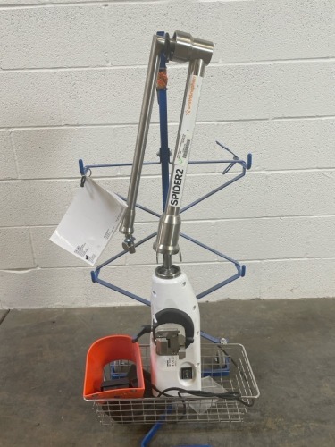 SMITH & NEPHEW SPIDER 2 LIMB POSITIONER WITH FOOTSWITCH ON ROLLING STAND