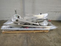 LOT OF BERCHTOLD & SKYTRON O.R. LIGHTS ON SKID