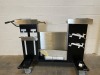 MIZUHO OSI ORTHOPEDIC INSTRUMENT CART W/ASSORTED PATIENT POSITIONING TOOLS
