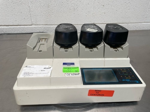STRYKER SYSTEM 5 BATTERY CHARGER W/3 BATTERIES