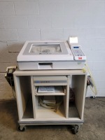 STERIS SYSTEM 1E LIQUID CHEMICAL STERILANT PROCESSING SYSTEM ON ROLLING STAND