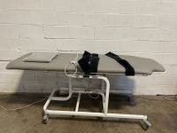 METRON 7195EGH ELECTRIC TILT TABLE WITH HAND CONTROL