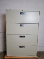 HON 4 DRAWER METAL CABINET