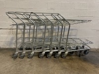 GOOD L CORP LOT OF 7 SHOPPING CARTS