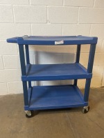 SAGE PLASTIC SERVICE CART
