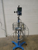CODMAN ICP EXPRESS PATIENT MONITOR ON ROLLING STAND