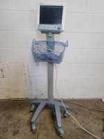 DATASCOPE TRIO PATIENT MONITOR ON ROLLING STAND