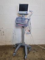 DATASCOPE TRIO PATIENT MONITOR ON ROLLING STAND