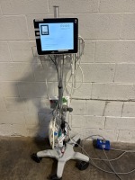 EDWARD LIFESCIENCES ADVANTECH UTC-W10BO PATIENT MONITOR ON ROLLING STAND