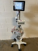 EDWARD LIFESCIENCES EV1000 PATIENT MONITOR TO INCLUDE DATABOX ON ROLLING STAND