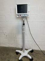 EDWARD LIFESCIENCES VIGILANCE II PATIENT MONITOR ON ROLLING STAND