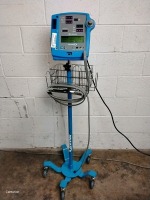 GE PRO 400 DUNAMAP PATIENT MONITOR ON ROLLING STAND