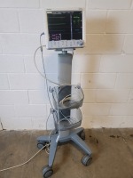 MINDRAY DATASCOPE SPECTRUM PATIENT MONITOR ON ROLLING STAND
