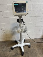 PHILIPS INTELLIVUE MP50 PATIENT MONITOR TO INCLUDE INTELLIVUE X2 ON ROLLING STAND