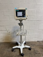 PHILIPS INTELLIVUE MP50 PATIENT MONITOR TO INCLUDE INTELLIVUE X2 ON ROLLING STAND