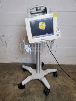 PHILIPS INTELLIVUE MP30 PATIENT MONITOR ON ROLLING STAND