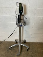 WELCH ALLYN 420 SPOT VITAL SIGNS MONITOR ON ROLLING STAND