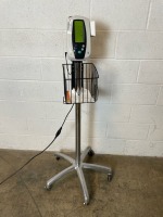 WELCH ALLYN 420 SPOT VITAL SIGNS MONITOR ON ROLLING STAND