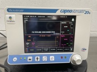 ORIDION MEDICAL CAPNOSTREAM 20 PATIENT MONITOR