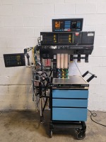 DRAGER NARKOMED 4 ANESTHESIA MACHINE D.O.M. 1993, W/VITALERT 2000 PATIENT MONITOR