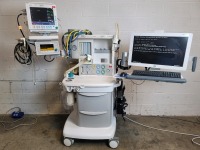 DATEX-OHMEDA AESPIRE S/5 7900 C ANESTHESIA MACHINE D.O.M. 2007 W/VENTILATOR SW 4.8, S5 PATIENT MONITOR