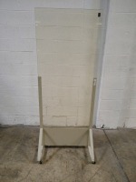 NUCLEAR ASSOCIATES XRAY/RADIOLOGY PORTABLE CLEAR BARRIER PANEL